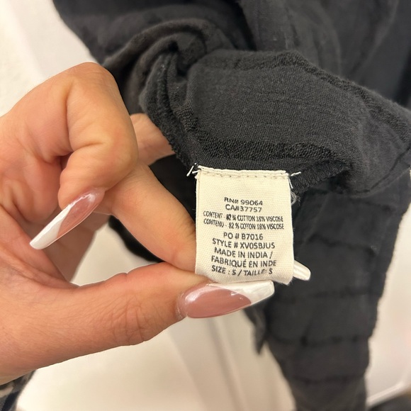 Billabong Black Tank Y2K Tunic Size Small Beach Top Shirt Long Tank - Picture 6 of 10